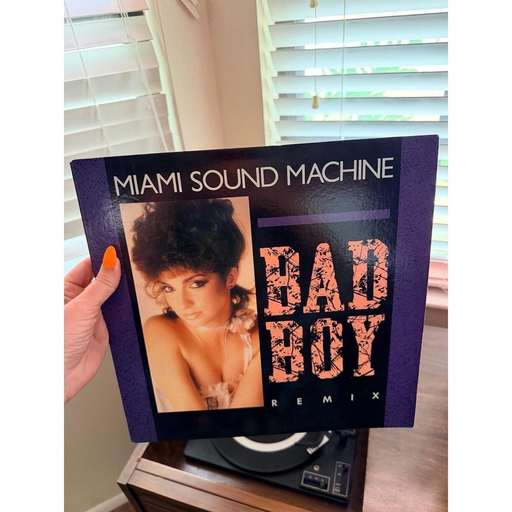 Miami sound machine bad‎ boy remix vinyl